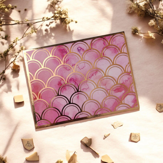 Blush Waves- Petite Luxe Magnetic Shagun Envelope (Limited Edition)
