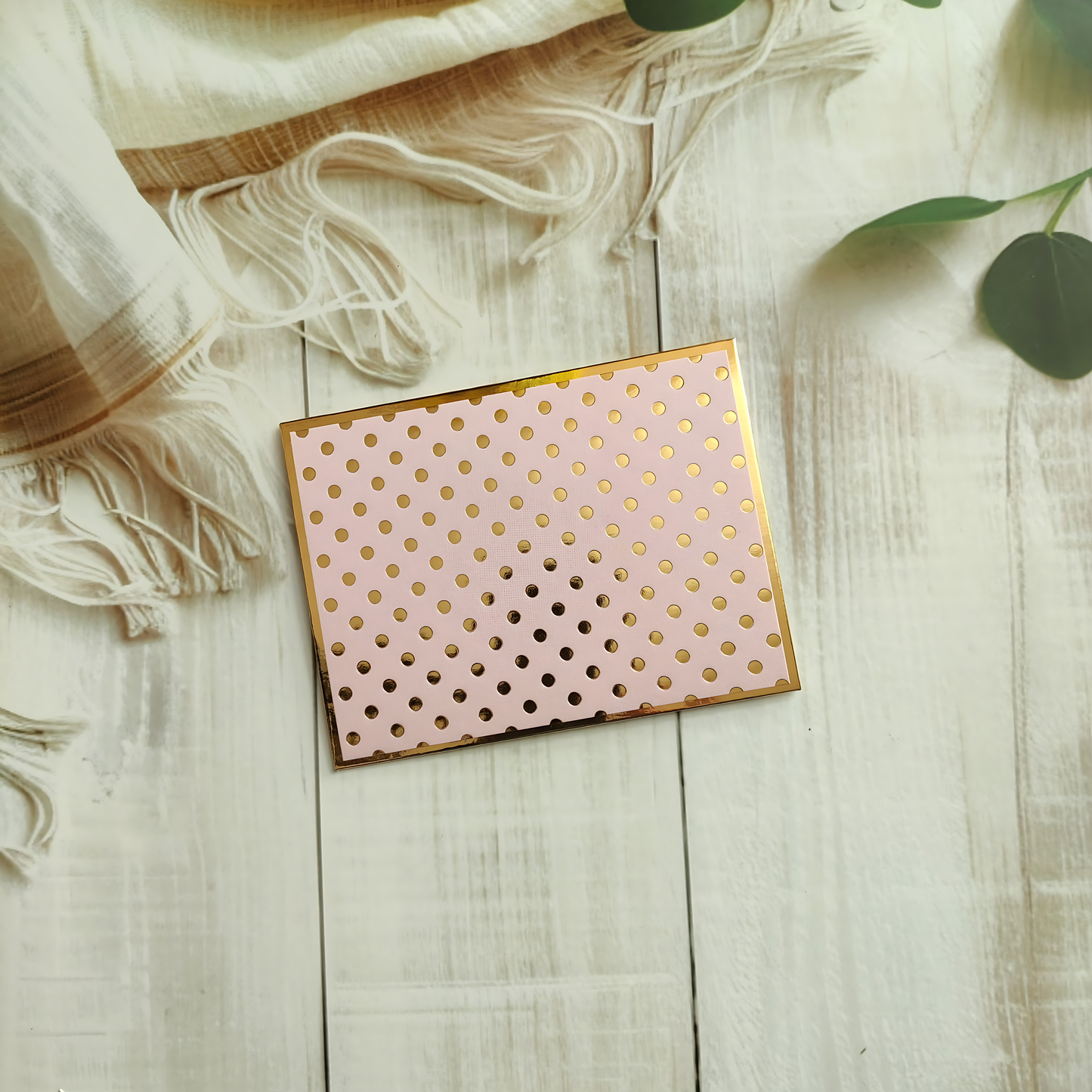 Gilded Dots- Petite Luxe Magnetic Money Envelope