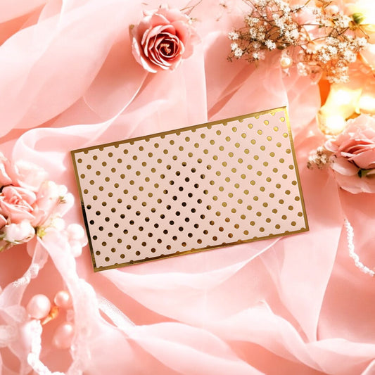 Gilded Dots- Classic Luxe Magnetic Shagun Envelope