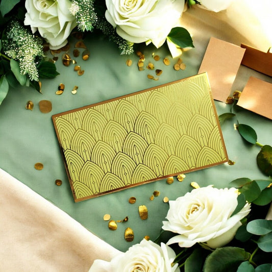 Gilded Grace- Classic Luxe Magnetic Shagun Envelope