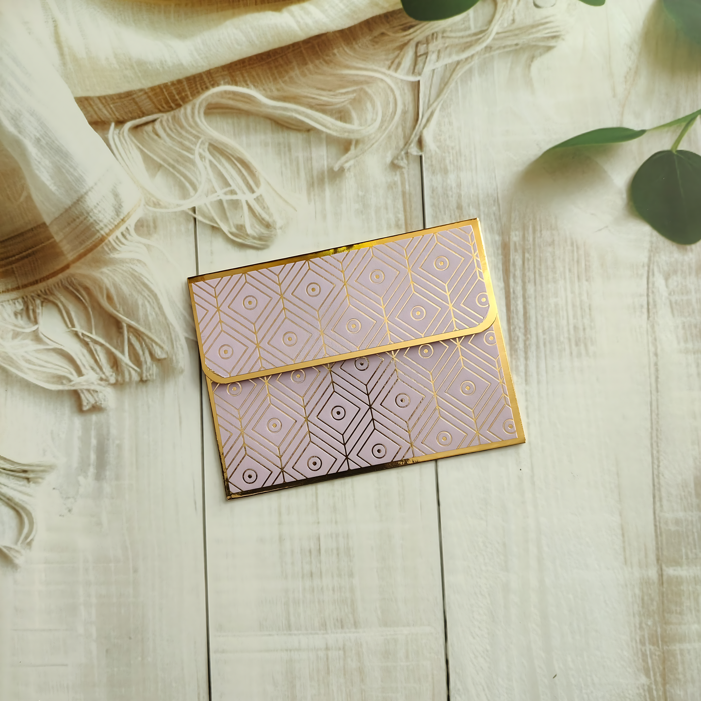 Golden Gaze- Petite Luxe Magnetic Money Envelope