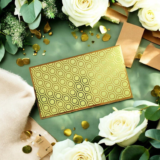 Golden Hive- Classic Luxe Magnetic Shagun Envelope