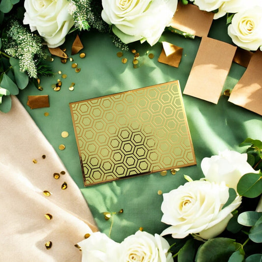 Golden Hive- Petite Luxe Magnetic Shagun Envelope