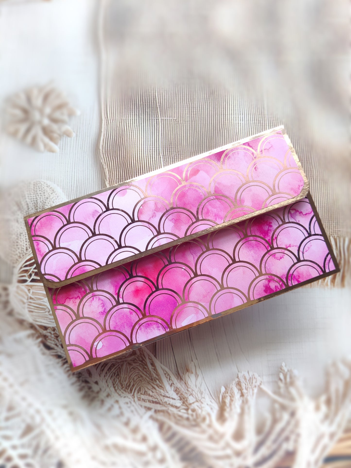 Blush Waves- Magnetic Money Envelope