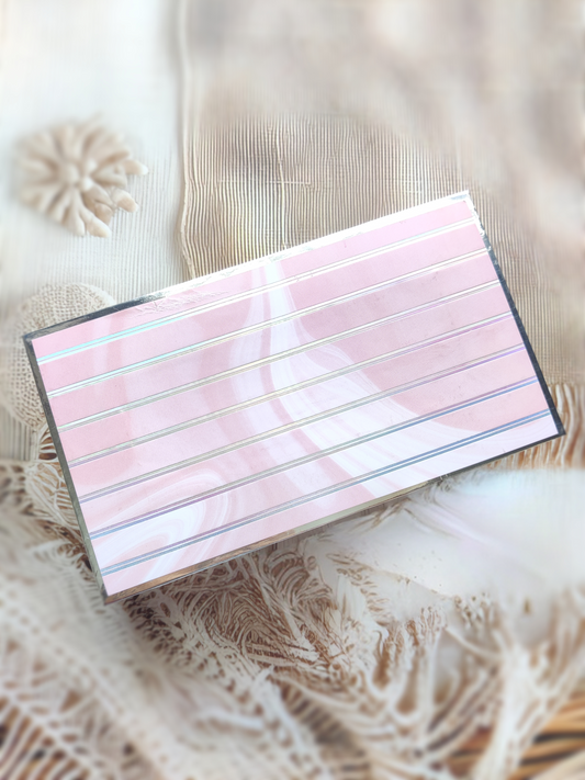 Blush Marble Elegance- Magnetic Money Envelope