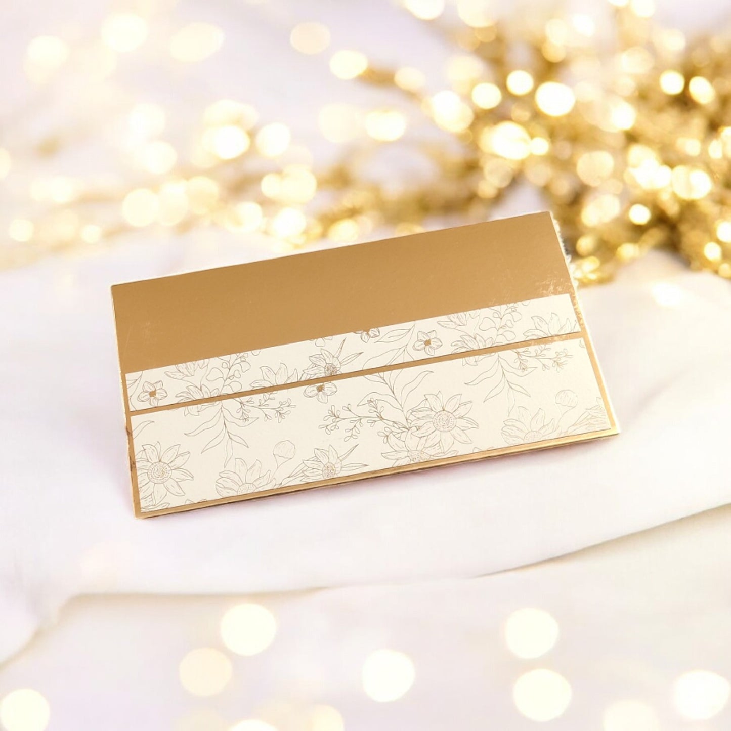 Whispering Petals - Minimal Luxe Magnetic Shagun Envelopes (Pack of 5)