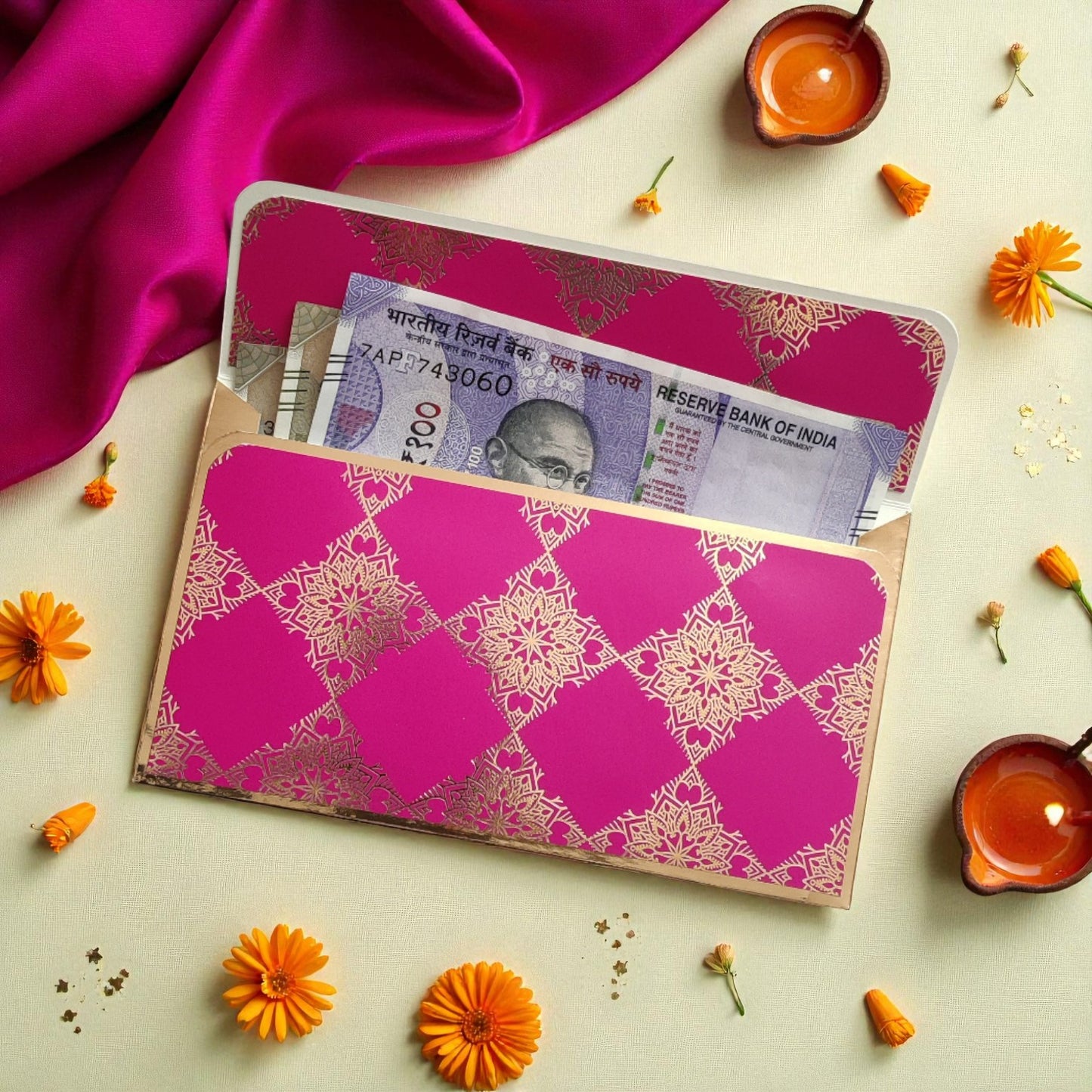 Magnetic Shagun Envelopes – Flash Sale Pack (10 Mixed Designs)