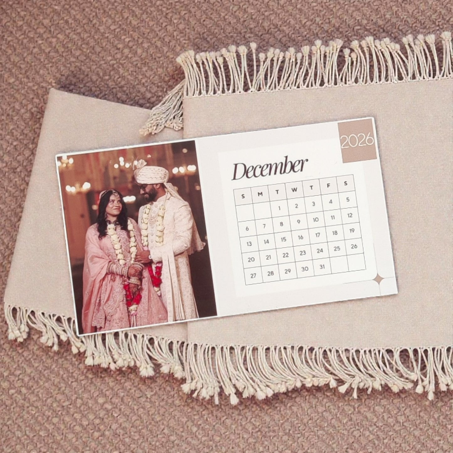 Magnetic Photo Calendar 2026