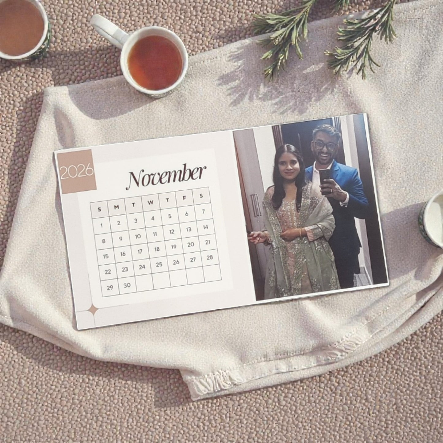 Magnetic Photo Calendar 2026