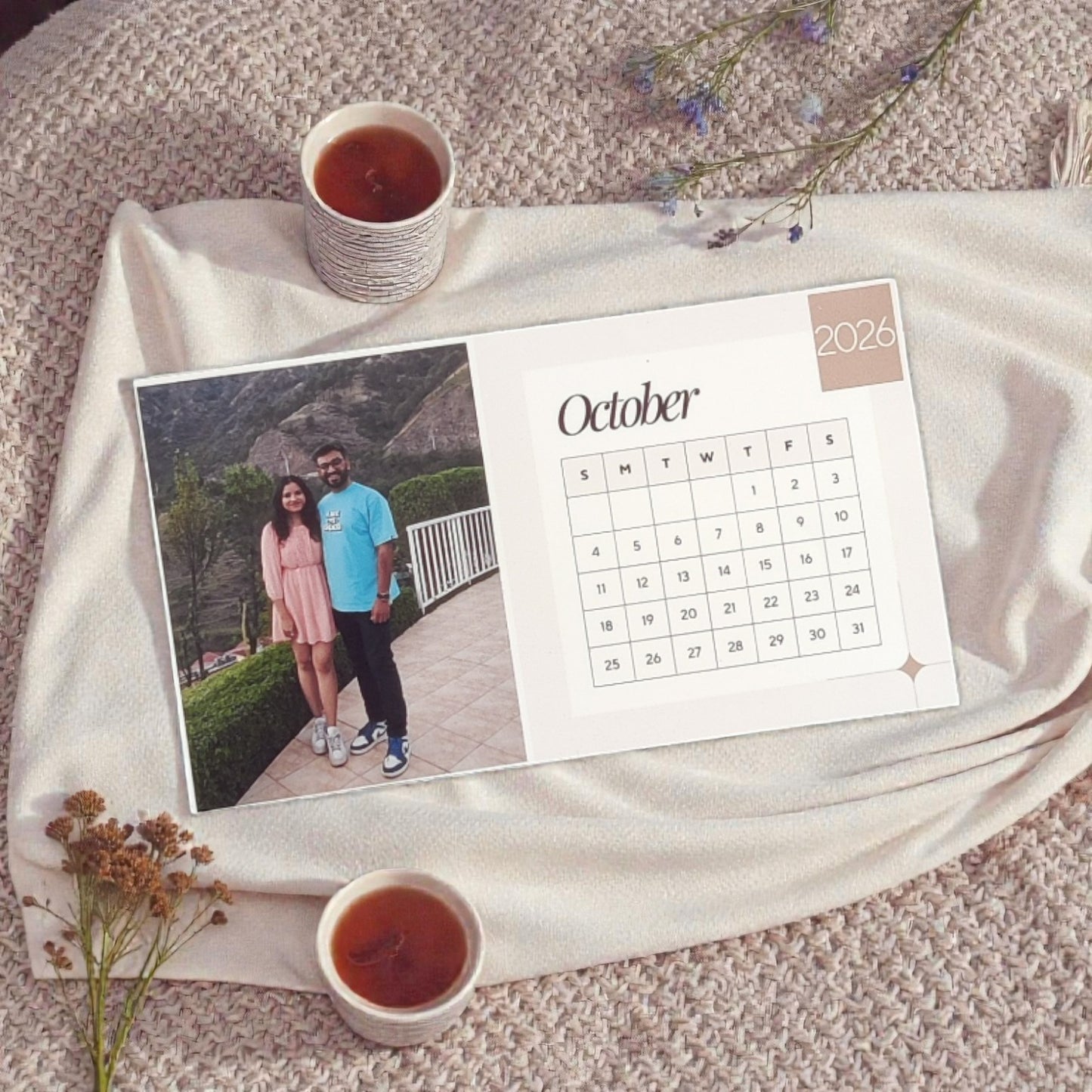 Magnetic Photo Calendar 2026