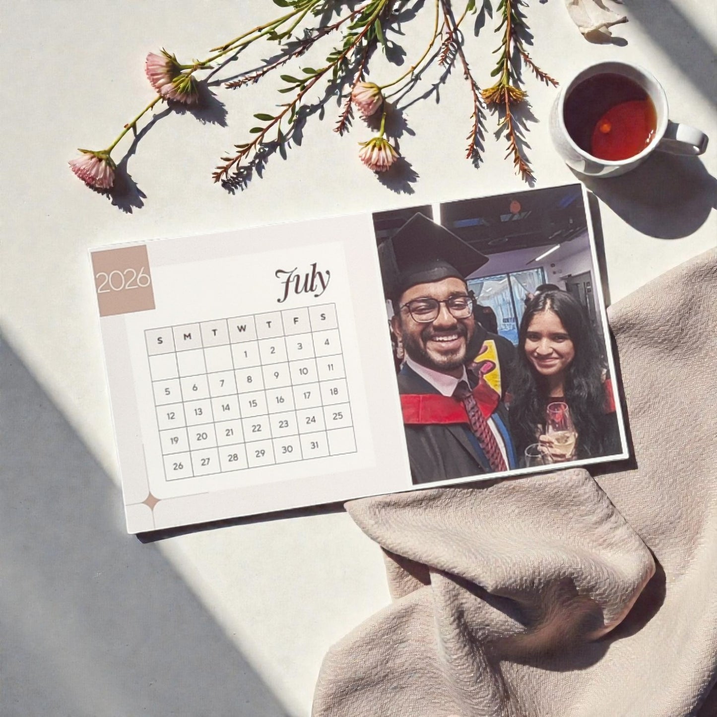 Magnetic Photo Calendar 2026