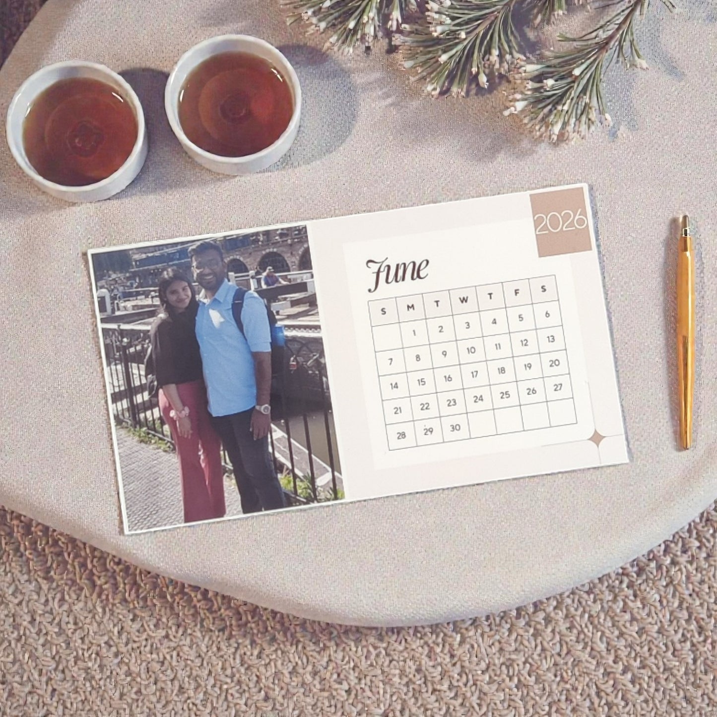 Magnetic Photo Calendar 2026