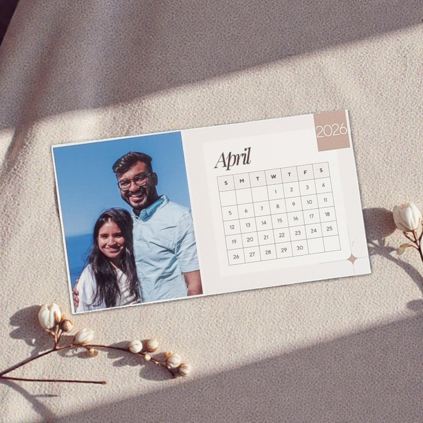 Magnetic Photo Calendar 2026