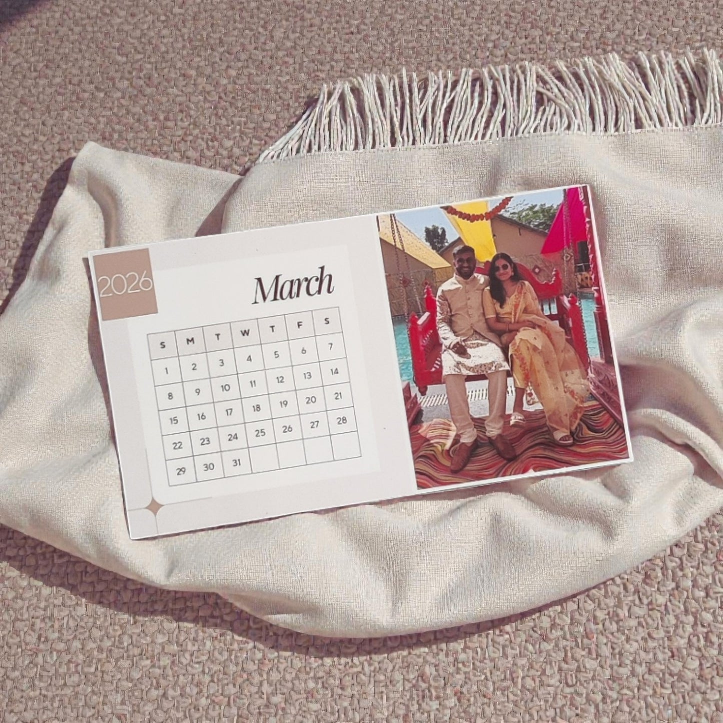 Magnetic Photo Calendar 2026