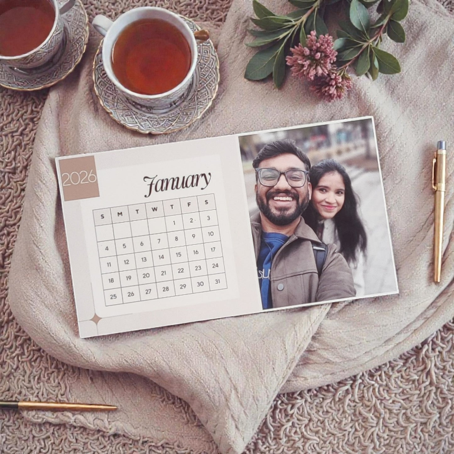 Magnetic Photo Calendar 2026