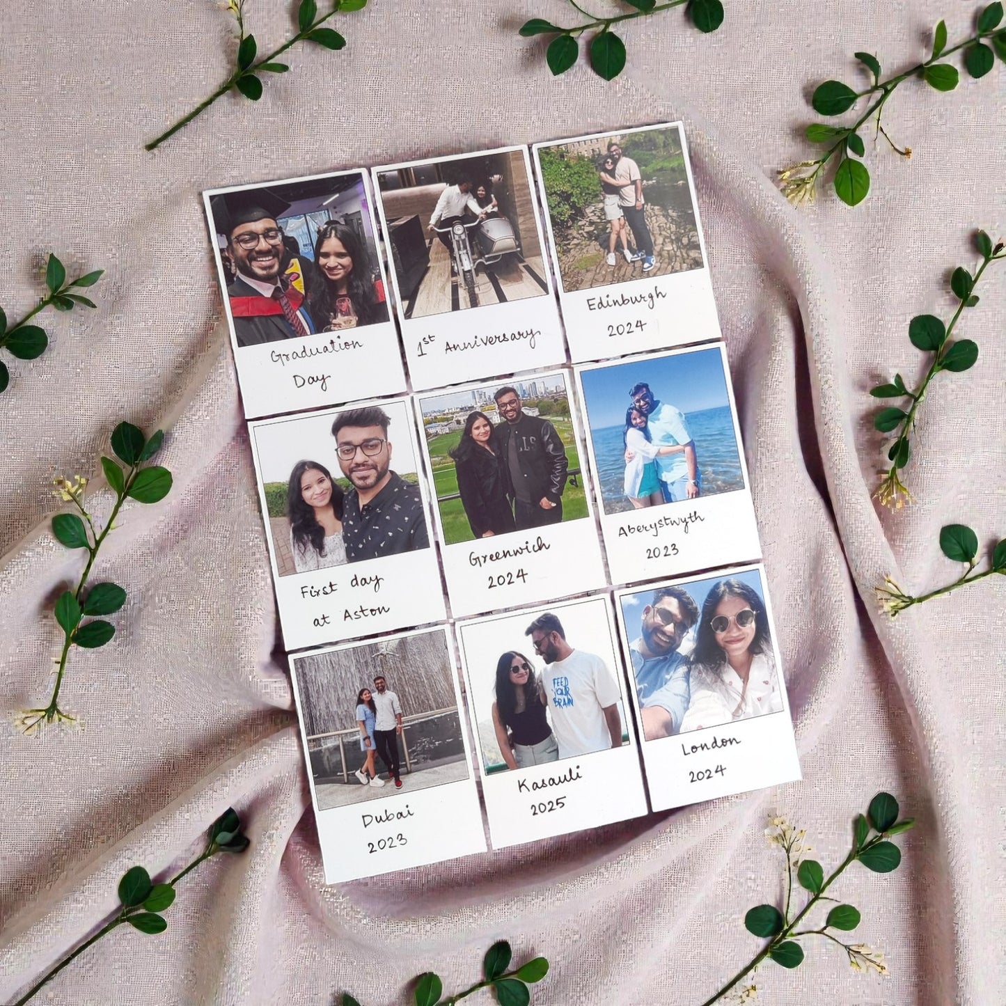 Personalised Photo Memory Magnets (Set of 9)