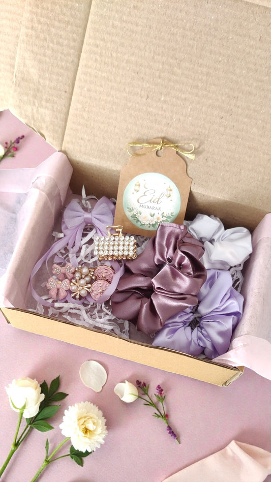 Lilac Eid Hair Accessories Hamper