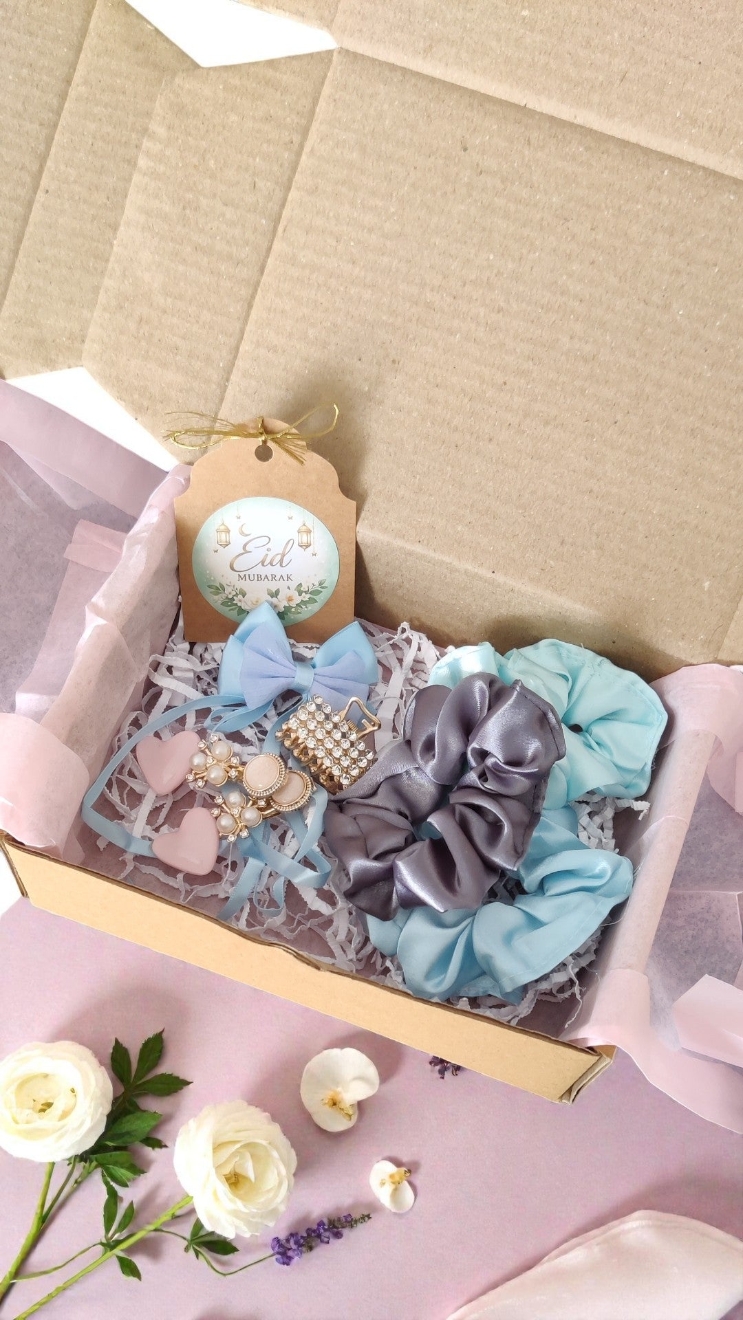 Blue Eid Hair Accessories Hamper
