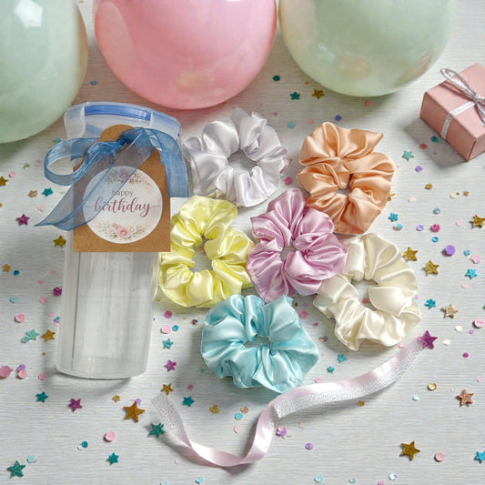 Pastel Scrunchie Birthday Hamper
