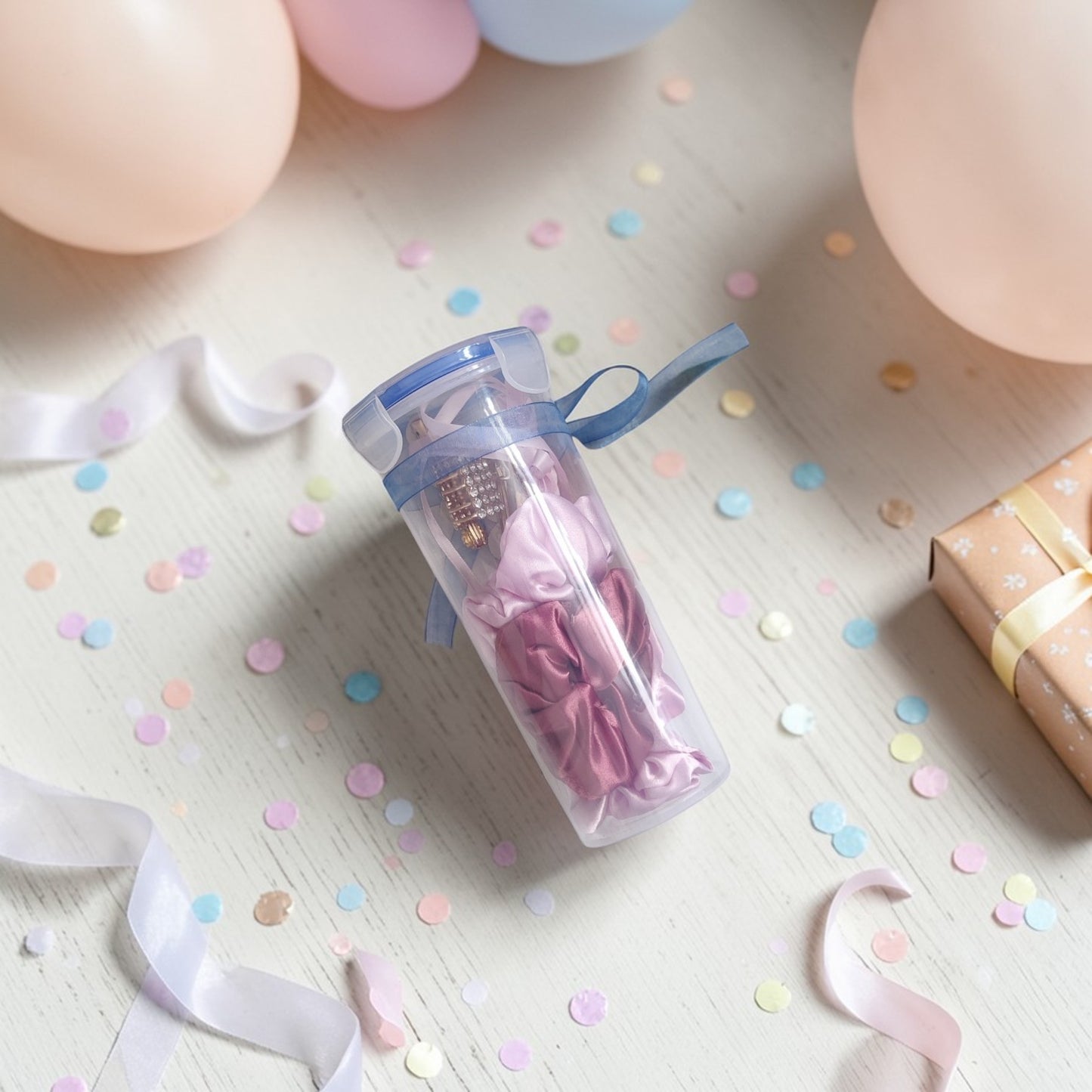 Pink Hair Accessories Birthday Hamper