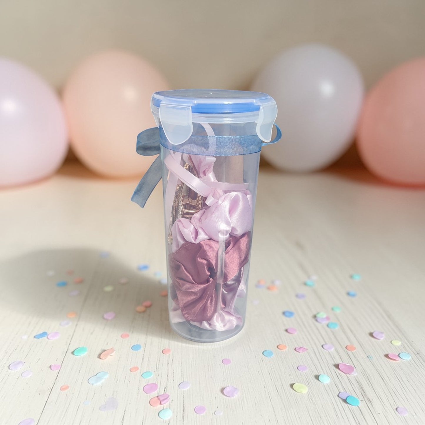 Pink Hair Accessories Birthday Hamper