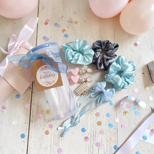Blue Hair Accessories Birthday Hamper