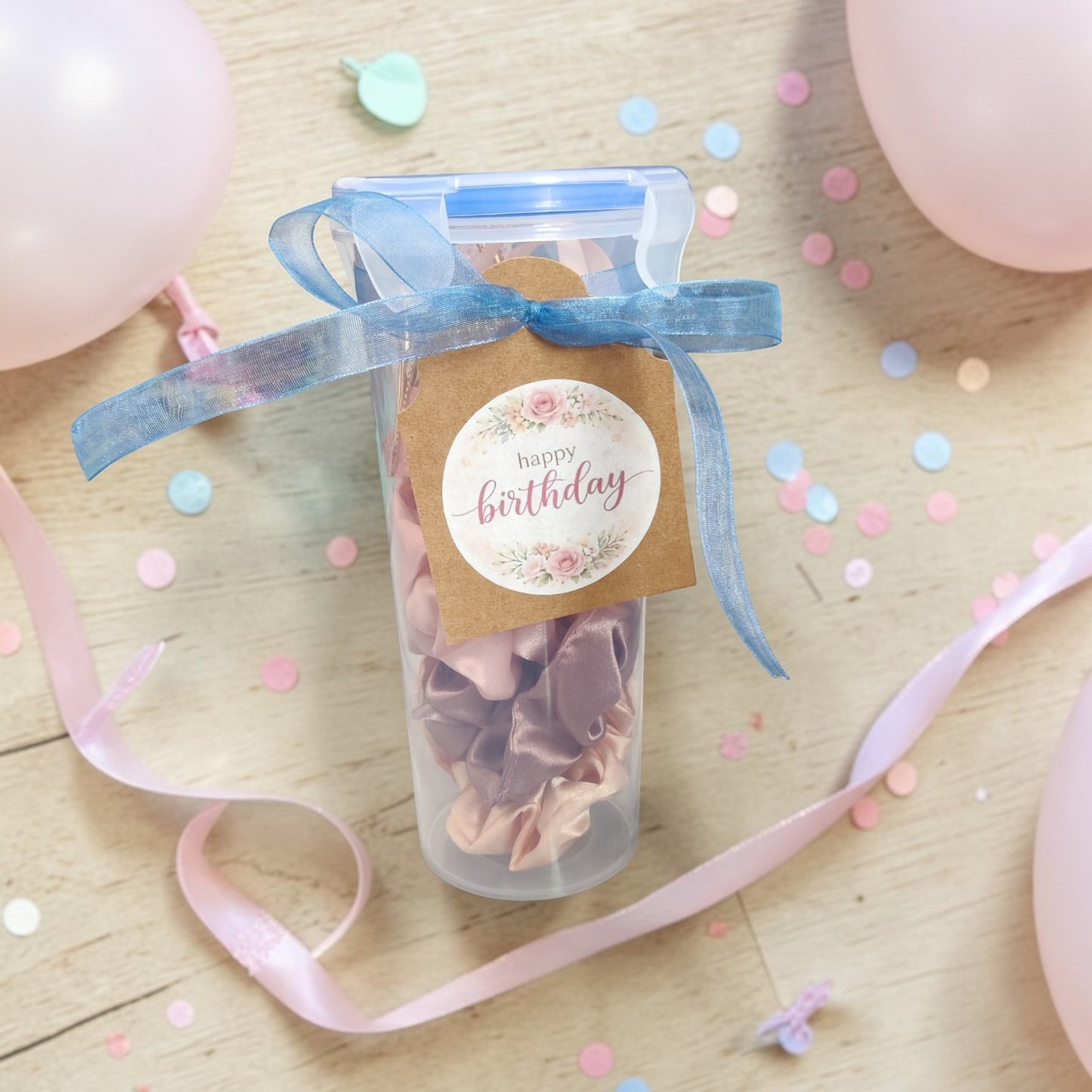 Peach Hair Accessories Birthday Hamper