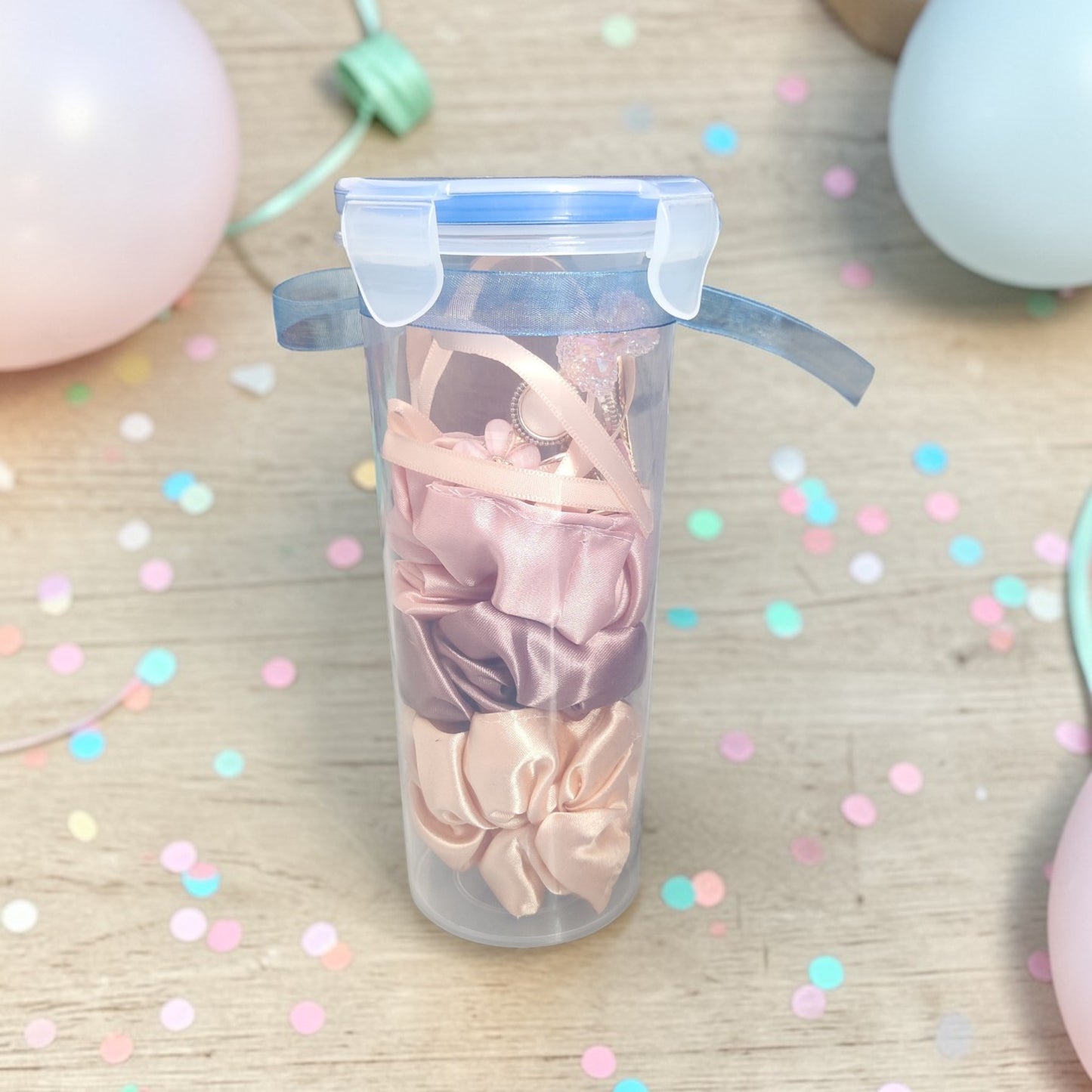 Peach Hair Accessories Birthday Hamper