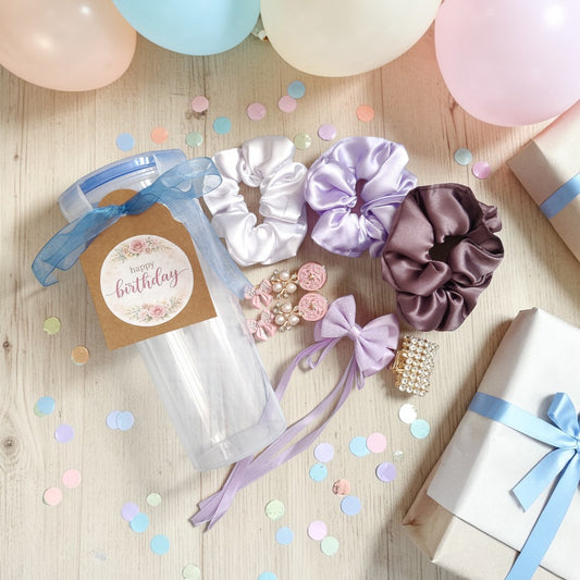 Lilac Hair Accessories Birthday Hamper