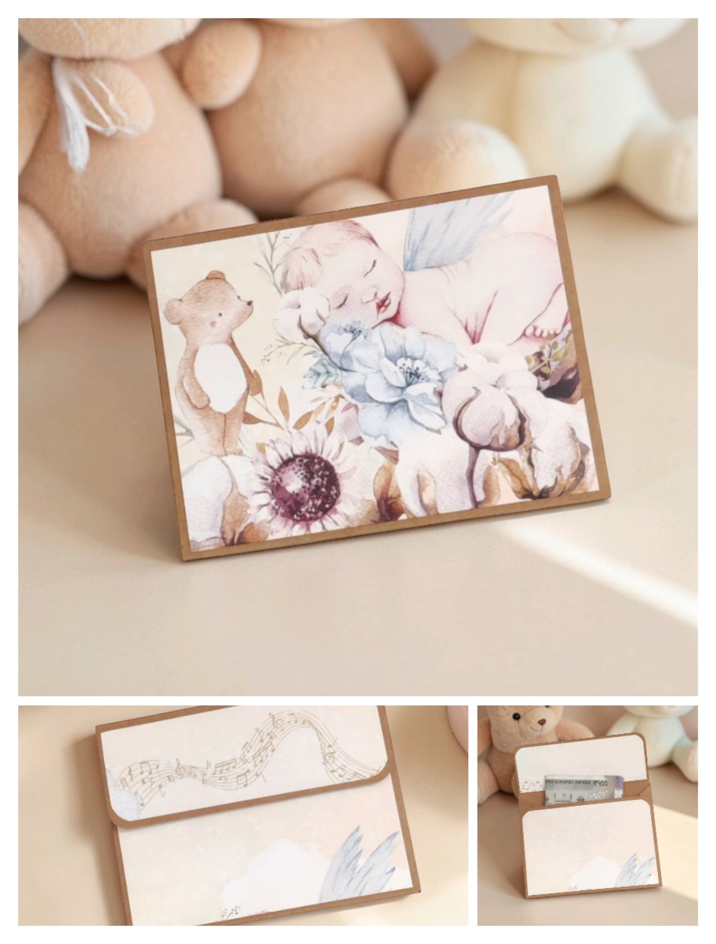 Petite Baby Theme Magnetic Money Envelopes – Set A