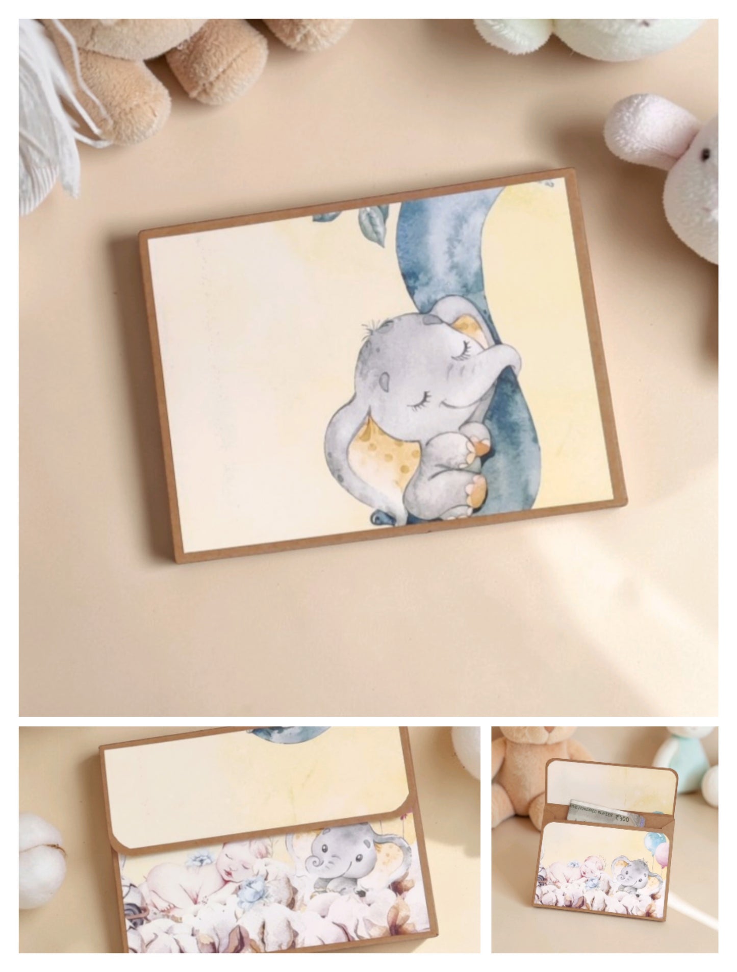 Petite Baby Theme Magnetic Money Envelopes – Set A