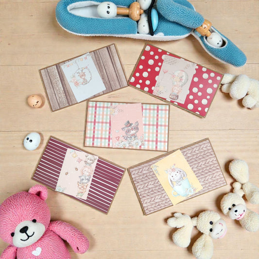 Classic Baby Theme Magnetic Money Envelopes – Set C