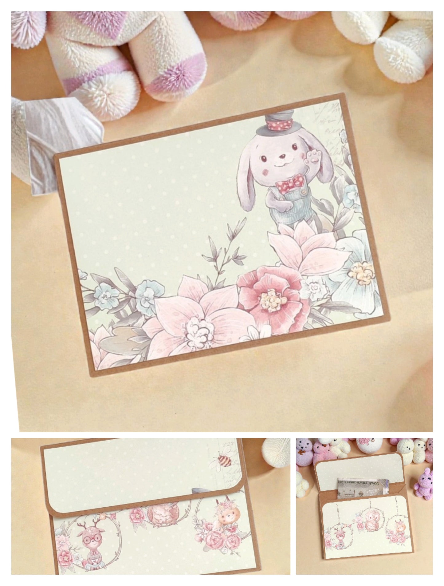 Petite Baby Theme Magnetic Money Envelopes – Set B