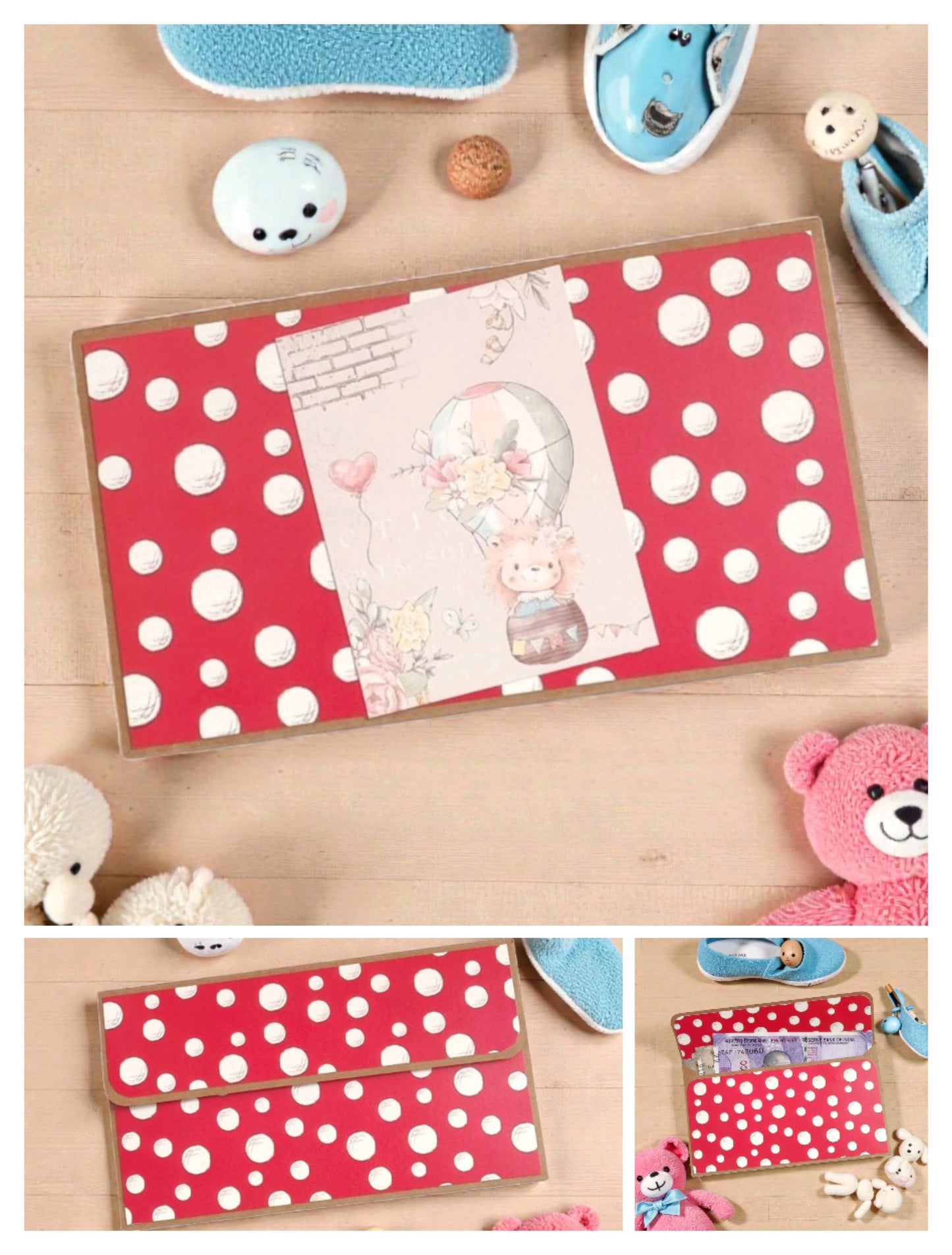 Classic Baby Theme Magnetic Money Envelopes – Set C