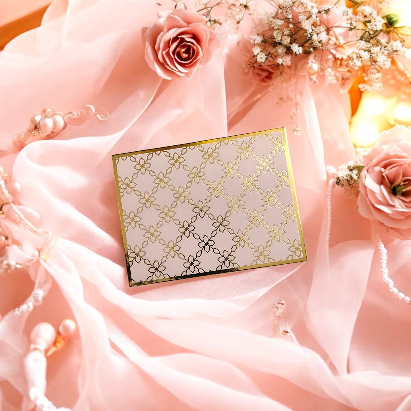 Regal Blush- Petite Luxe Magnetic Shagun Envelope