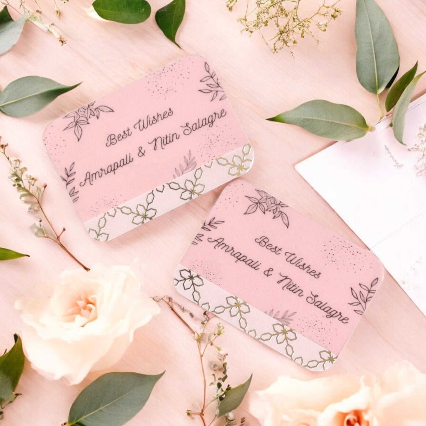 Regal Blush- Petite Luxe Magnetic Shagun Envelope