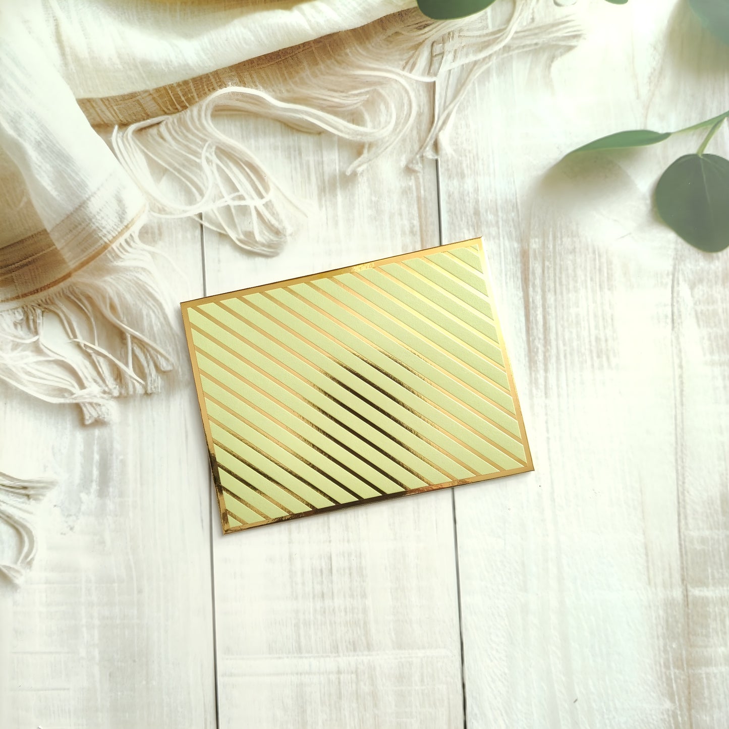 Royal Stripes- Petite Luxe Magnetic Money Envelope