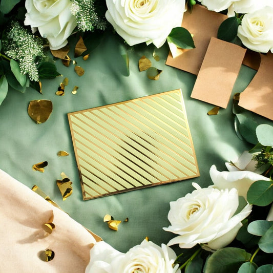 Royal Stripes- Petite Luxe Magnetic Shagun Envelope