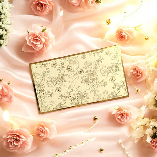 Whispering Petals- Classic Luxe Magnetic Shagun Envelope
